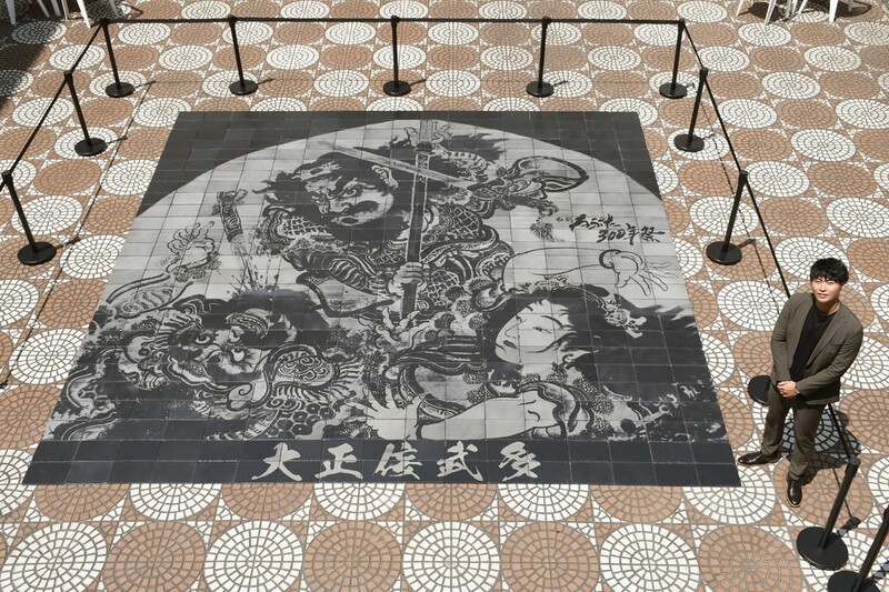 大正時代のねぷた絵 石画で再現／弘前｜なびたび北東北